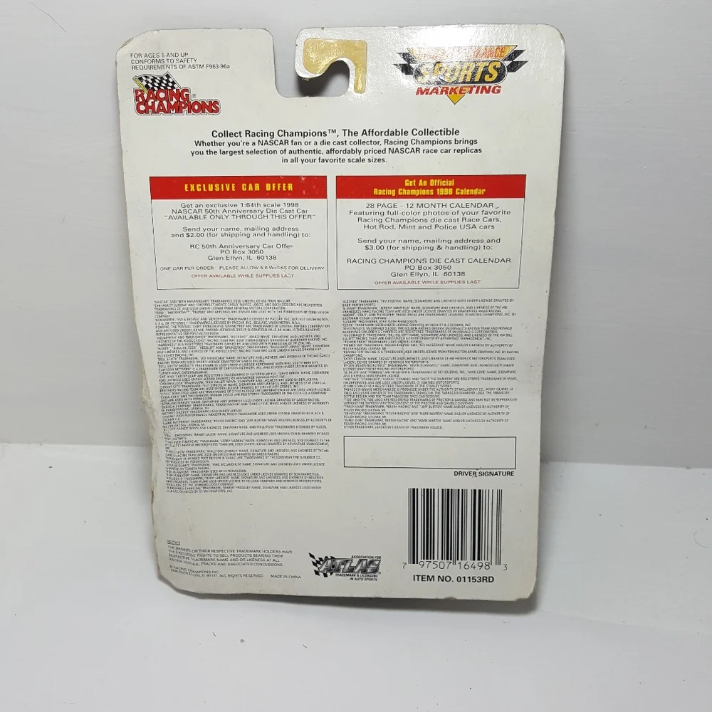 1998 Racing Champions #46 Wally Dallenbach. - Picture 3 of 6